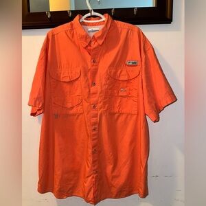 Columbia Men’s Short Sleeve Button-Down Shirt Size XL